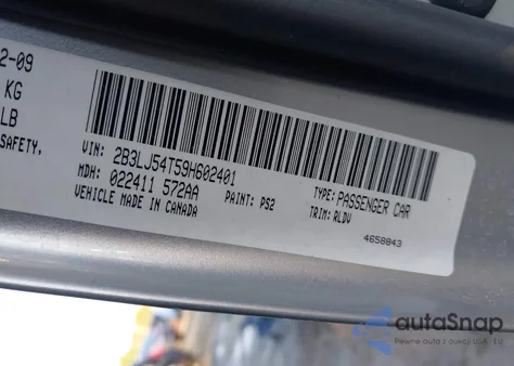 2009 Dodge Challenger R/T from USA, damaged, VIN 2B3LJ54T59H602401